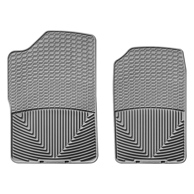 WeatherTech Rubber Mats For GMC Sierra 1500/2500 1988-1999 - Front - Grey |  Extended Cab (TLX-wetW14GR-CL360A70)