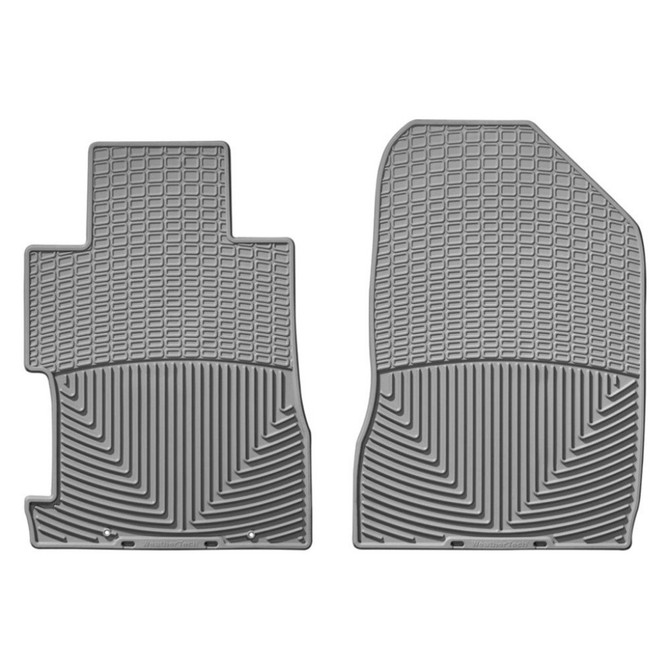 WeatherTech Rubber Mats For Honda Civic 2006-2011 Coupe/Si Coupe - Front - Grey |  (TLX-wetW65GR-CL360A70)