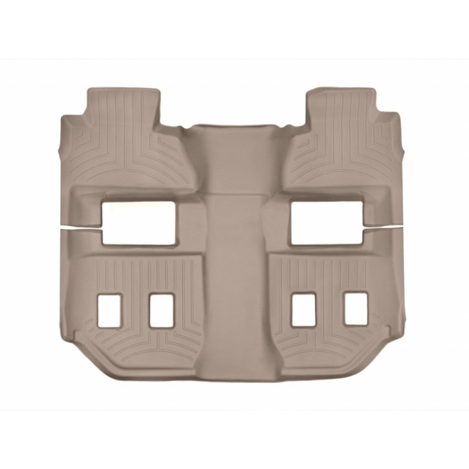 WeatherTech Floor Liner For Chevy Suburban 2015-2021 Rear - Tan | w/ 2nd Row Bucket Seats (TLX-wet456073-CL360A70)