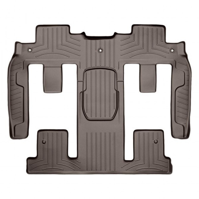 WeatherTech Floor Liner For Buick Enclave 2011-2017 | Rear | Cocoa | Covers 2nd & 3rd Row Foot Areas (TLX-wet479423-CL360A70)