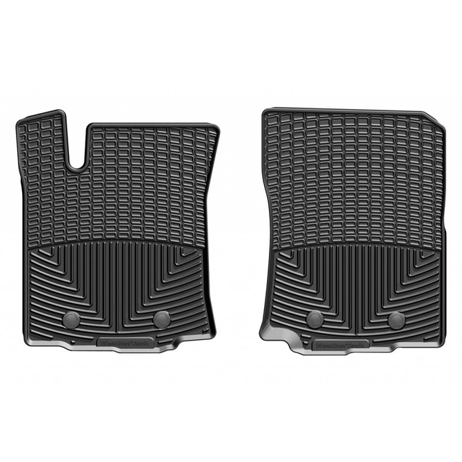 WeatherTech Rubber Mats For Toyota Tacoma 2018-2021 Front Black |  (TLX-wetW378-CL360A70)