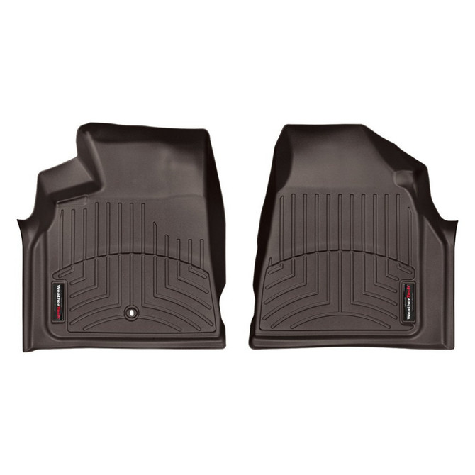WeatherTech Floor Liner For Buick Enclave 2008-2016 | Front | Cocoa | Fits Vehicles w/ Oval Twist Retention (TLX-wet472511-CL360A70)