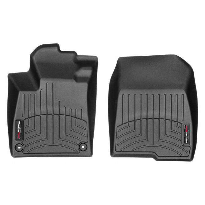 WeatherTech Floor Liners For Honda Accord Sedan 2018-2021 - Front - Black | (TLX-wet4412641-CL360A70)