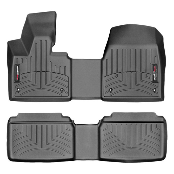 WeatherTech Floor Liners For BMW i3 - Front & Rear - Black | (TLX-wet44569-1-2-CL360A70)