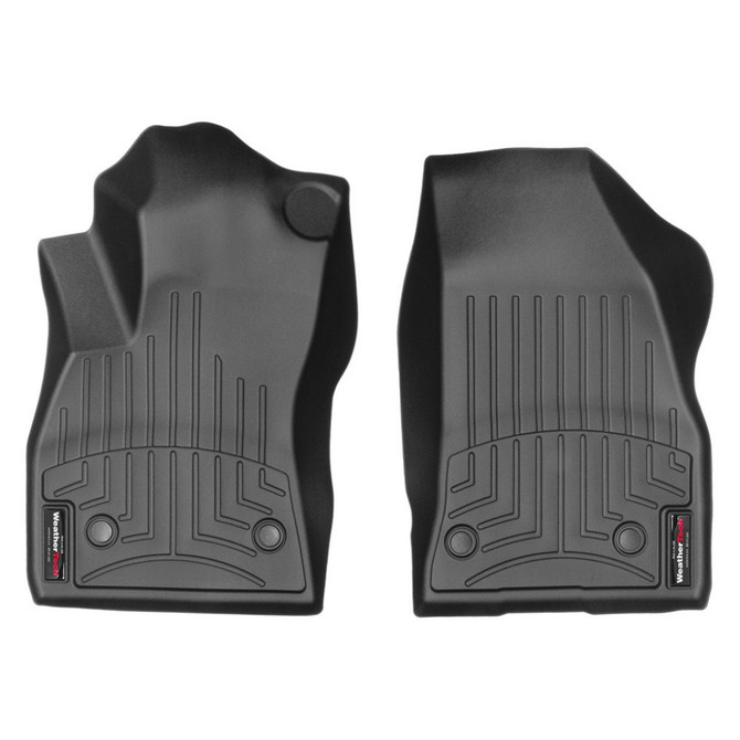 WeatherTech Floor Liners For Ram Promaster City 2015-2021 - Front - Black Wagon | (TLX-wet447981-CL360A70)