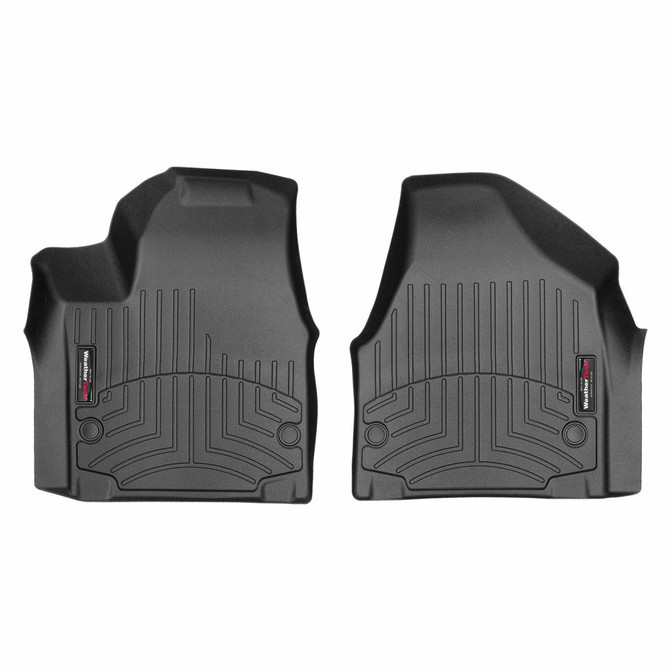 WeatherTech Floor Liners For Chrysler Pacifica 2017-2021 - Front - Black | (TLX-wet449451-CL360A70)