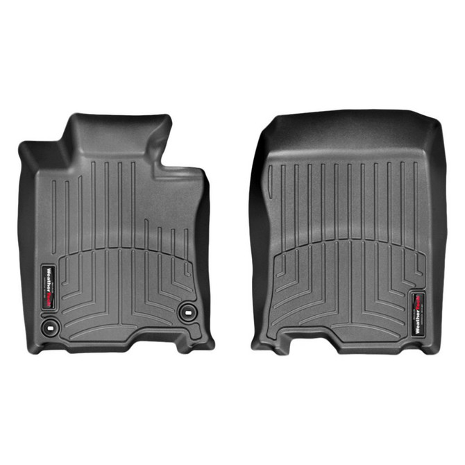WeatherTech Floor Liners For Acura TSX 2009-2021 - Front - Black | (TLX-wet446401-CL360A70)