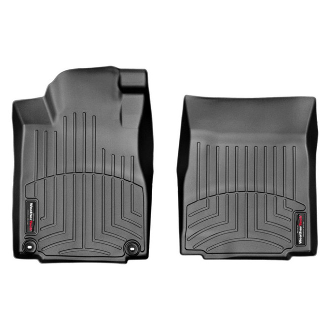 WeatherTech Floor Liners For Honda CR-V 2012 13 14 15 2016 LX/SE/EX Front Black | (TLX-wet447371-CL360A70)