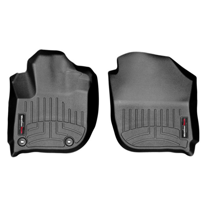 WeatherTech Floor Liners For Honda Fit 2015 - Front - Black | (TLX-wet447051-CL360A70)