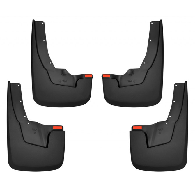 Husky Liners For Ram 1500 2019 Mud Guards Front & Rear w/ OEM Fender Flares | Custom-Molded (TLX-hsl58136-CL360A70)