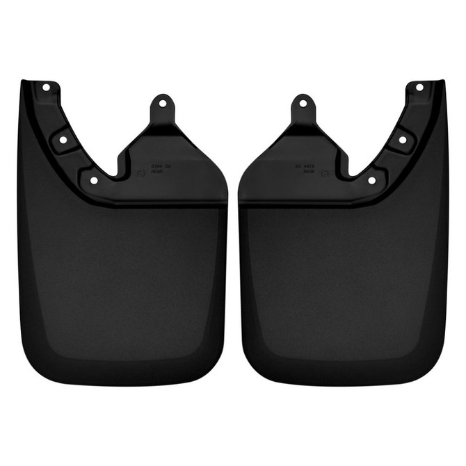 Husky Liners For Toyota Tacoma 2016-2020 Mud Guards Rear w/ OE Fender Flares | Custom-Molded Black (TLX-hsl57941-CL360A70)