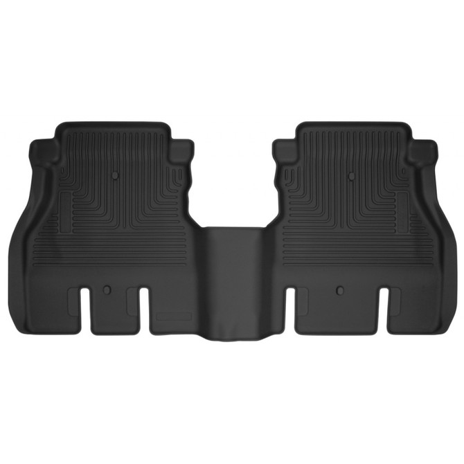 Husky Liners For Jeep Wrangler 2018 X-Act Contour Floor Liners 2nd Seat Black | (TLX-hsl54631-CL360A70)