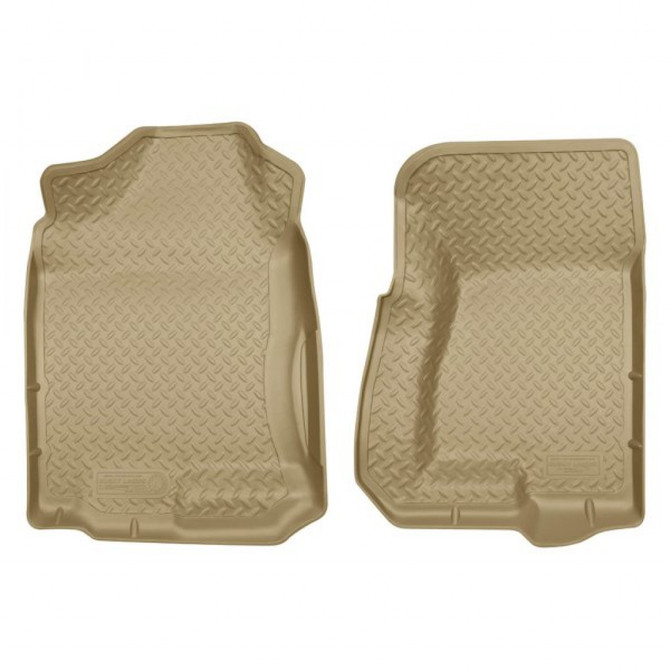 Husky Liners For GMC Sierra 3500 2001-2006 Floor Liner Front Tan Classic | (TLX-hsl31303-CL360A89)