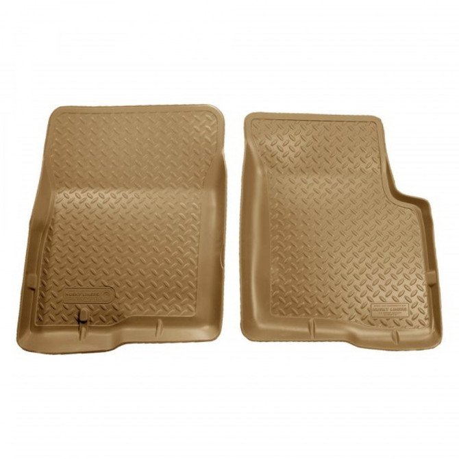 Husky Liners For Ford F-150 2004-2008 Floor Liners Front Tan Classic Style | (TLX-hsl33653-CL360A70)