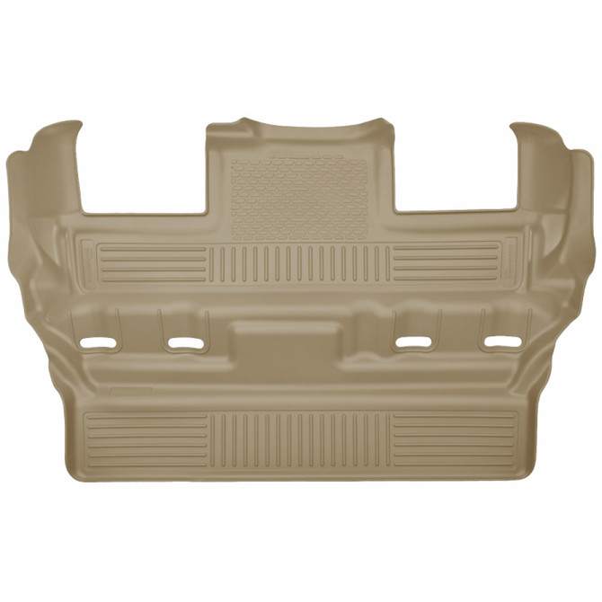 Husky Liners For GMC Yukon 2015-2020 WeatherBeater Floor Liners Tan | 3rd Seat Bucket 2nd (TLX-hsl19303-CL360A70)