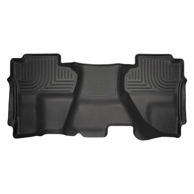 Husky Liners For GMC Sierra 1500 2014-2018 Weatherbeater Floor Liners Black | 2nd Seat (TLX-hsl19241-CL360A74)