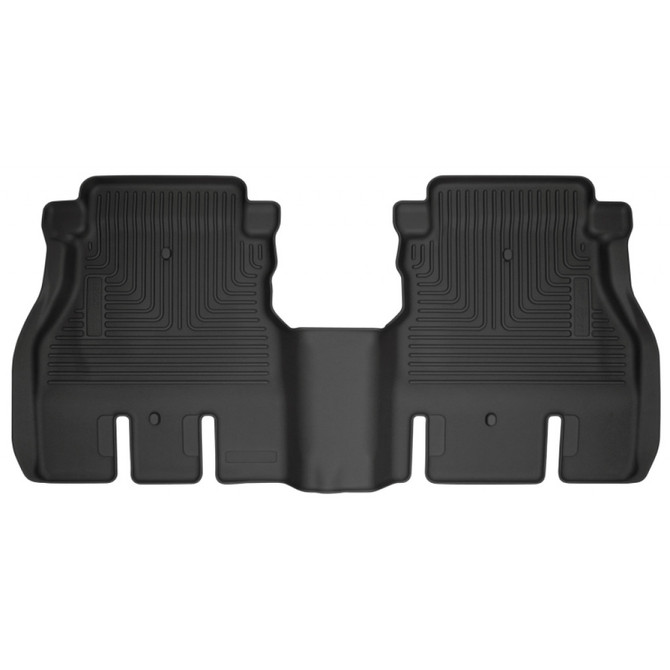 Husky Liners For Jeep Wrangler 4 Door 2018 Floor Liners WeatherBeater 2nd Row | Black (TLX-hsl14041-CL360A70)