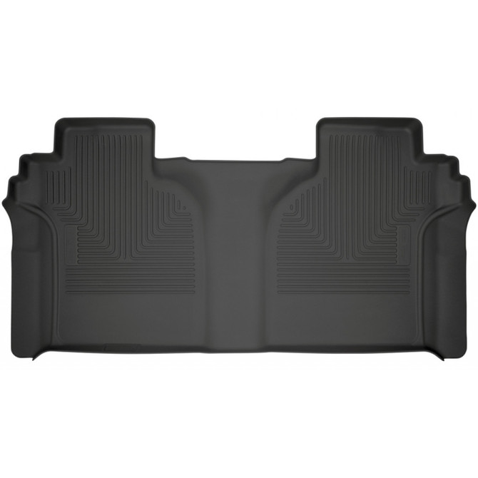 Husky Liners For GMC Sierra 3500 HD 2020 WeatherBeater Floor Liners 2nd Row | Black (TLX-hsl14201-CL360A75)