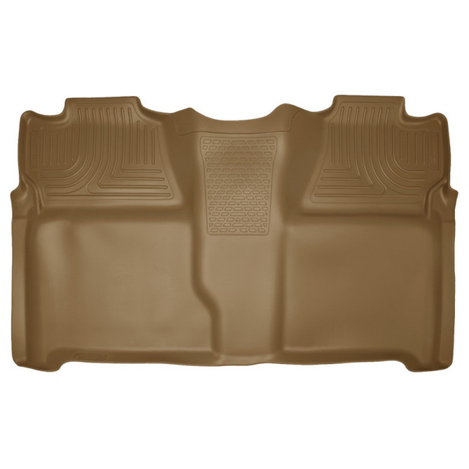 Husky Liners For GMC Sierra 2500 Classic HD 2007 Weatherbeater Floor Liner Tan | 2nd Seat (TLX-hsl19203-CL360A79)