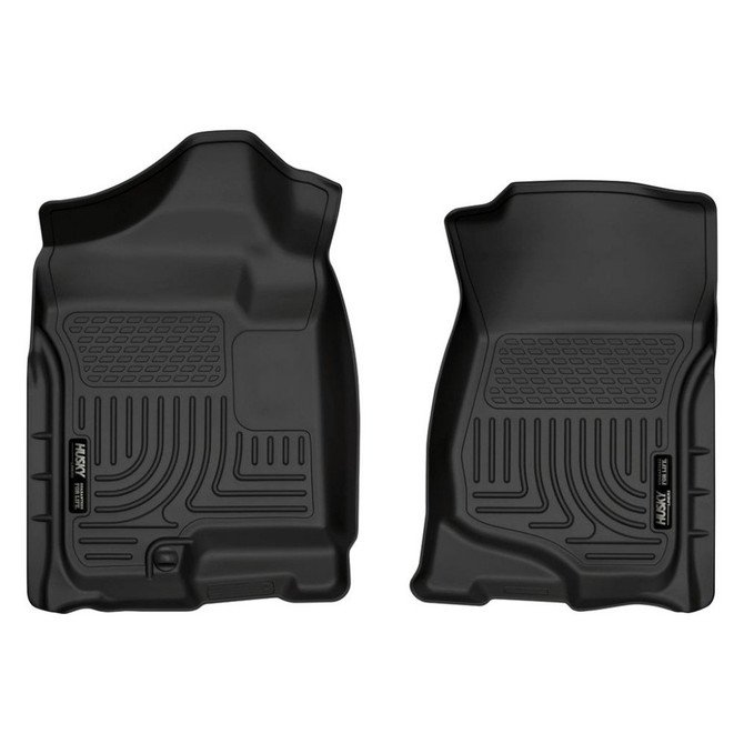 Husky Liners For GMC Yukon 2007-2014 Weatherbeater Floor Liners Front Seat Black | (TLX-hsl18201-CL360A89)