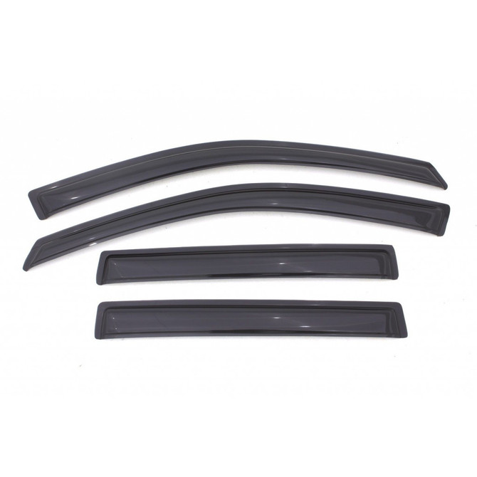 AVS For Jeep Compass 11-17 Ventvisor Outside Mount Window Deflectors 4pc Smoke | 94540 (TLX-avs94540-CL360A70)