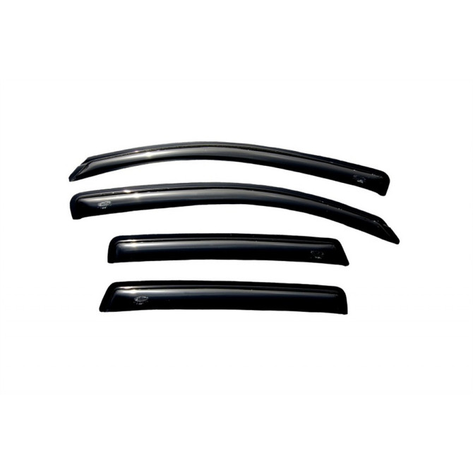 AVS For Dodge Caliber 07-12 Ventvisor Outside Mount Window Deflectors 4pc Smoke | 94323 (TLX-avs94323-CL360A70)