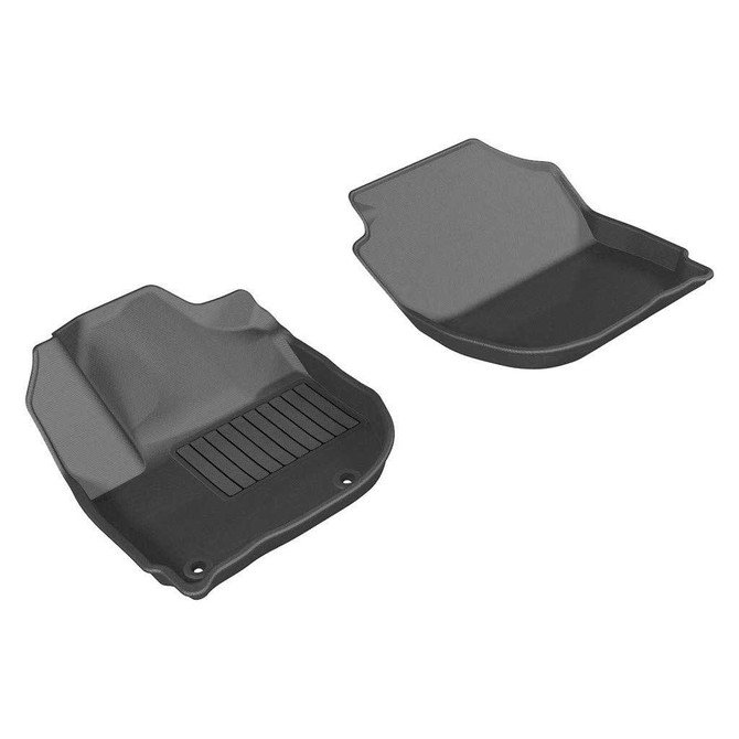 3D MAXpider For Honda Fit 2015-2020 Kagu Series Floor Mats | 1st Row | Black (TLX-aceL1HD05511509-CL360A70)