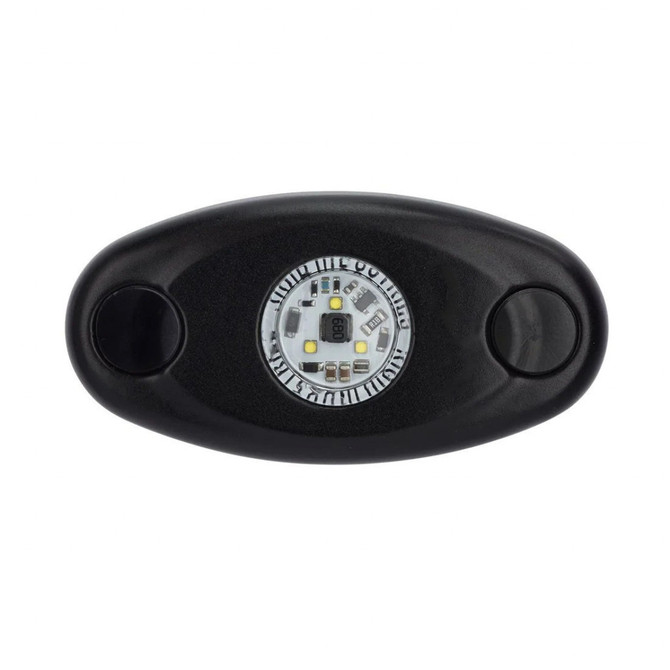 Rigid-Industries Rock Light | A-Series | LED | Black Housing | High Strength | Natural White