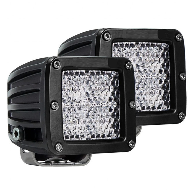 Rigid-Industries Flood Beam Light | LED | Dually | 60 Degree Lens | Set of 2