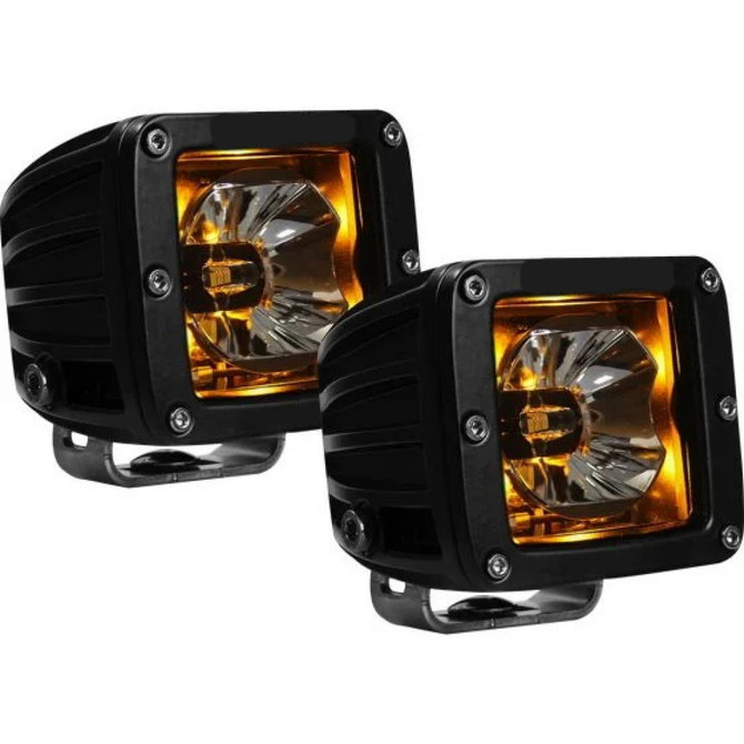 Rigid-Industries Radiance Pod Backlight | Pair | Amber