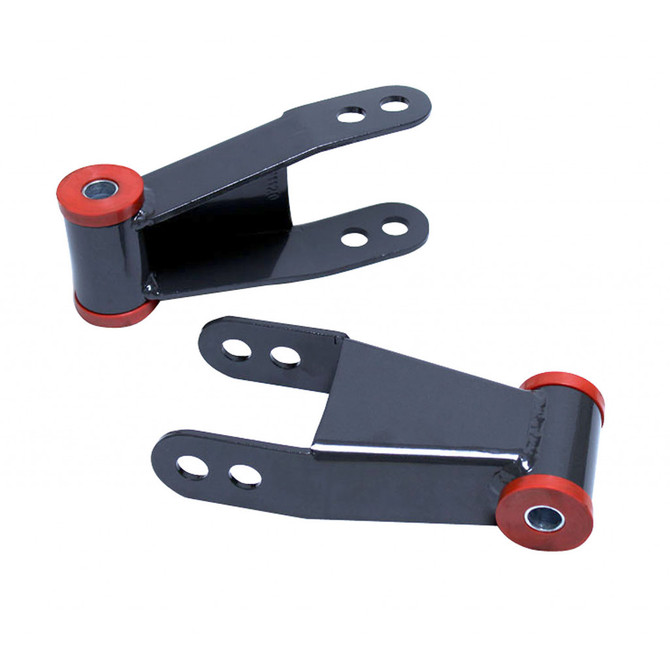 MaxTrac Shackles For GMC Sierra 1500 1999-2019 | Rear Lowering | 2in | 2WD/4WD