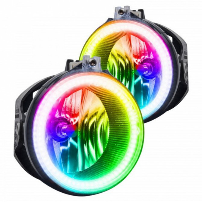 Oracle Fog Lights For Jeep Wrangler JK 2010-2015 Surface Mount Device | Dynamic ColorSHIFT