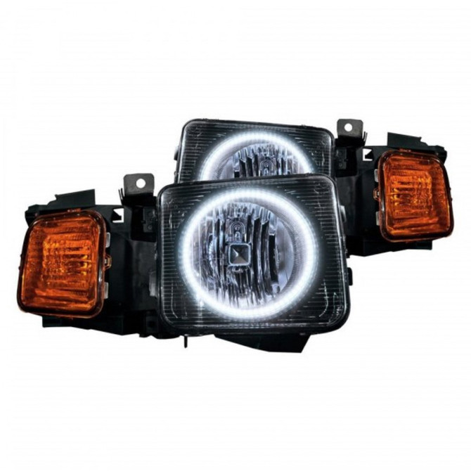Oracle Headlights For Hummer H3 2006-2010 | Surface Mount Device | Combo | White
