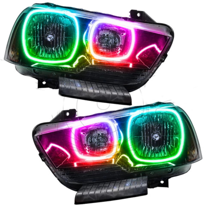 Oracle Headlight For Dodge Charger 2011-2014 | Surface Mount Device | ColorSHIFT