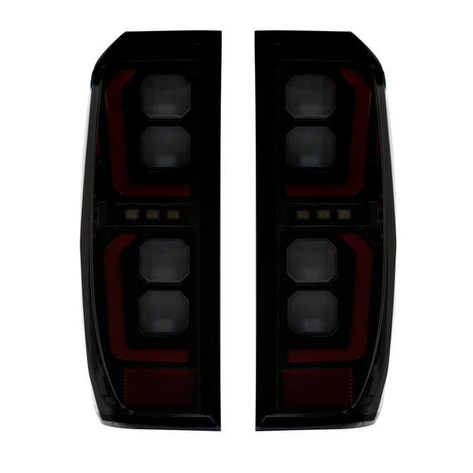 Recon Tail Lights For GMC Sierra 1500 2019 2020 2021 | 4th Gen | Body Style| Replaces LED | OLED | Smoked