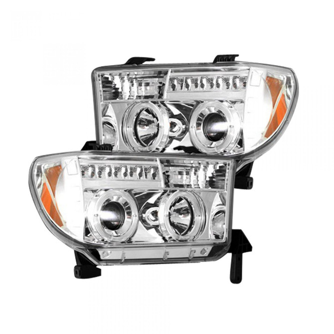 Recon Projector Headlights For Toyota Tundra/Sequoia 2007-2013 Clear Lens