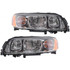 CarLights360: For Volvo XC70 Headlight 2005 2006 2007 Pair Driver and Passenger Side | w/ Bulbs | CAPA Certified | VO2502114 + VO2503114 (PLX-M1-372-1113L-AC6-CL360A2)