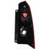 CarLights360: For 2003 2004 2005 2006 2007 FORD FOCUS Tail Light Assembly Driver Side (Black Housing) - Replacement for FO2800192 (CLX-M1-329-1914L-US2-CL360A1)