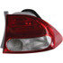 CarLights360: For Honda Civic Tail Light Assembly 2009 2010 2011 Passenger Side Sedan CAPA Certified For HO2819138 (CLX-M0-11-6165-91-9-CL360A1)
