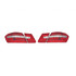 For Mercedes-Benz E63 AMG 2010 11 12 2013 Tail Light Assembly Driver and Passenger Side | Pair | Inner | LED | Clear/Red Lens | Sedan For MB2811103 (CLX-M1-439-1967F-AS-CR)