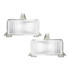 Carlights360 For Chevy Blazer 1983 84 85 86 87 1988 Parking Signal Lights Driver and Passenger Side | Pair | With Signal Headlight | Excluded Bulb(s) | Excluded Chrome Trim | For GM2520122 | 915908