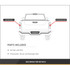 For Toyota 4Runner 2006-2009 Tail Light Clear Lens Black SET Driver and Passenger Side (CLX-M1-311-1976P-US2CR)