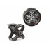 Rugged Ridge Small X-Clamp & Round LED Light Kit Black 4-Pc. | (TLX-rug15210.25-CL360A70)