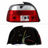 Xtune For BMW E39 5-Series 1997-2000 Tail Light Pair Red Clear ALT-CI-BE3997-RC | 5020574