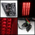 Spyder For Jeep Grand Cherokee 2007-2010 LED Tail Lights Pair Red Clear | 5070203