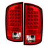 Spyder For Dodge Ram 1500 / 2500 / 3500 2007-2009 LED Tail Lights Pair Red Clear | 5002631