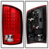 Spyder For Dodge Ram 1500 / 2500 / 3500 2007-2009 LED Tail Lights Pair Red Clear | 5002631