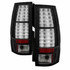 Spyder For GMC Yukon 2007-2014 LED Tail Lights Pair Black ALT-YD-CSUB07-LED-BK | 5002136