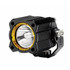 KC HiLiTES FLEX Single LED Light 10w Spot Beam Pair Pack System Black | (TLX-kcl270-CL360A70)