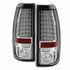 Spyder For GMC Sierra 1500/2500 HD Classic 2007 LED Tail Lights Stepside | Chrome ALT-YD-CS03-LED-C (TLX-spy5001733-CL360A77)